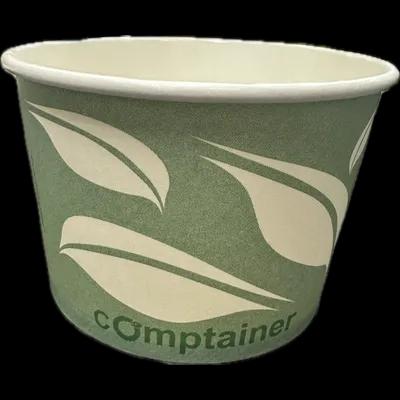 Hot Food Container Base 16 OZ Paper PLA Stock Print Round 500/Case