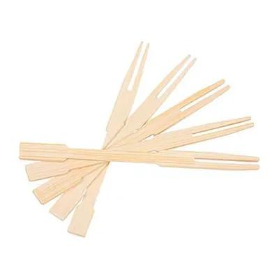 KingSeal® Tasting Fork 3.5 IN Bamboo 1000/Case