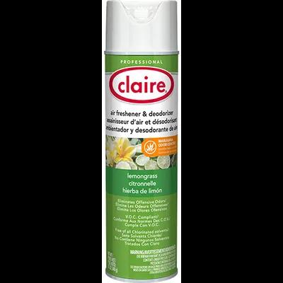 Claire Air Freshener & Deodorizer Lemongrass 20 OZ 12/Case