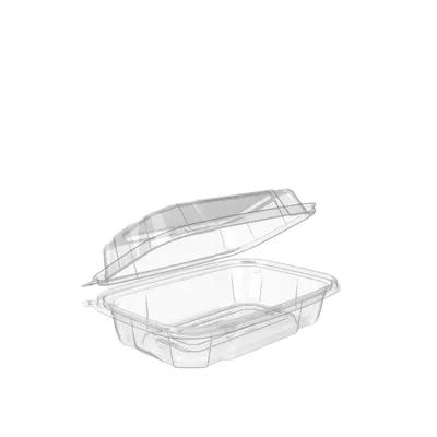 Dart® Safeseal™ Deli Container Hinged 9.4X6.6X3 IN PP Clear 75 Count/Bag 2 Bags/Case 150 Count/Case