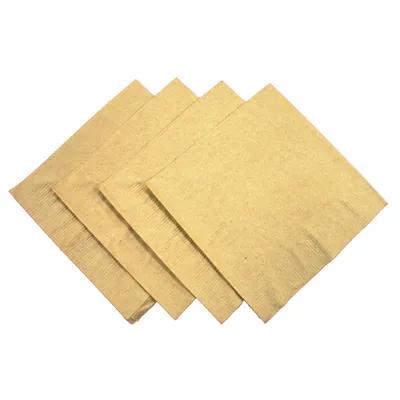 Beverage Napkins 9X9 IN Kraft 2PLY 200 Count/Pack 16 Packs/Case 3200 Count/Case