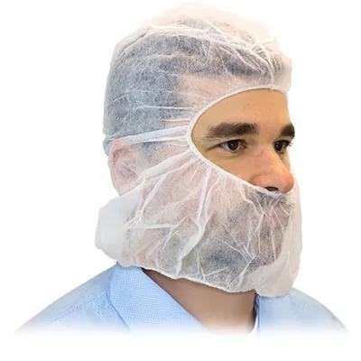 Hairnet Ninja Hood XXXL White PP 1000/Case