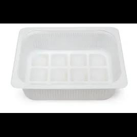 Take-Out Tray 12.5X10X3.25 IN White Ribbed 164/Case