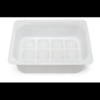 Take-Out Tray 12.5X10X3.25 IN White Ribbed 164/Case