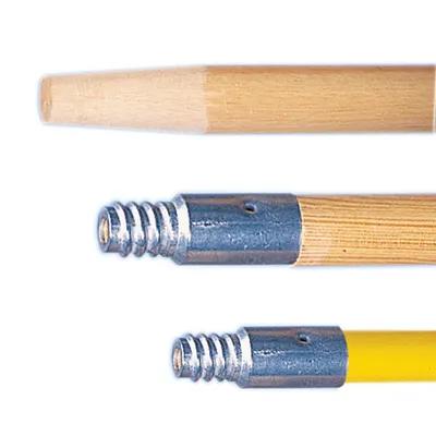 Mop Handle 60 IN Wood Metal Threaded 1/Each