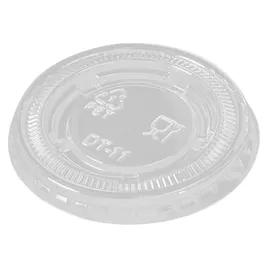 Victoria Bay Lid Flat PET Clear Round For 1 OZ Souffle & Portion Cup 2500/Case