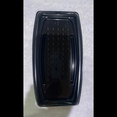 #5 Take-Out Tray Base PET Black 600/Case