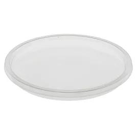 Lid Flat RPET Clear Round For 8-28 OZ Deli Container Unhinged 1000/Case