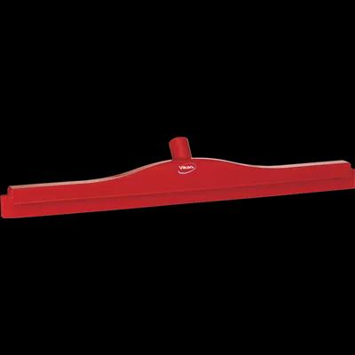 Vikan® Floor Squeegee PP Rubber Red With Replacement Cassette Double Blade Ultra Hygiene With 24IN Head 1/Each