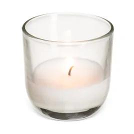 Wax Candle Votive Candle Holder 8-HR Glass 48/Case