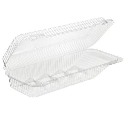 Take-Out Container Hinged 61 OZ PET Rectangle 250/Case