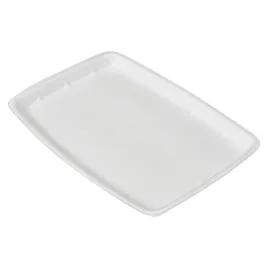 1014 Meat Tray 9.75X14X1 IN Polystyrene Foam White Rectangle 100/Case