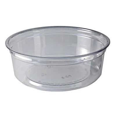 Victoria Bay Deli Container Base 8 OZ RPET Clear Round 50 Count/Pack 10 Packs/Case 500 Count/Case