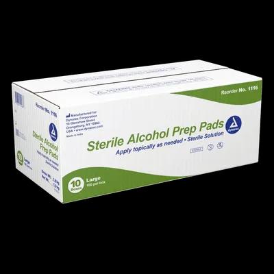 Alcohol Prep Pad 3 IN Large 100/Box