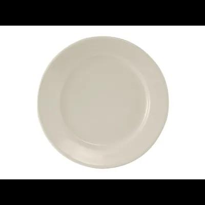 Reno Plate 9.625 IN Porcelain American White Rolled Edge 24/Case