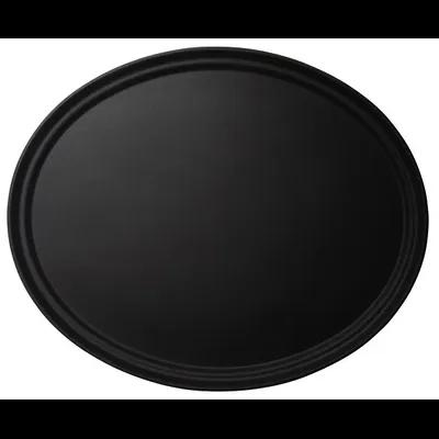 Camtread® Serving Tray 27 IN Fiberglass Heavy Duty Black Oval Non-Skid 1/Each