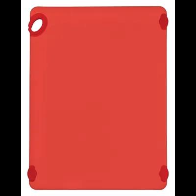 STATIK BOARD™ Cutting Board 24X18X0.625 IN Plastic Red With Hook Dishwasher Safe 1/Each