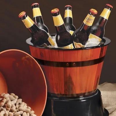 Gourmet Barrel 2.6 GAL Melamine Wood Finish 1/Each