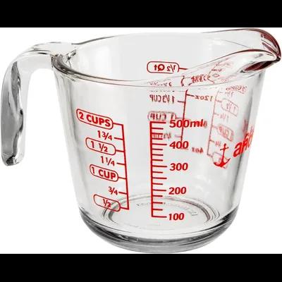 Measuring Cup 16 FLOZ Glass Clear 4/Case