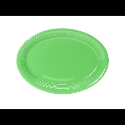 Platter 11.5 IN China Cilantro Concentrix Oval 12/Case