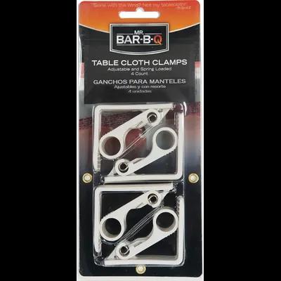 Table Cover Clamps Plastic Spring Loaded Universal 4-Piece Set 4/Pack