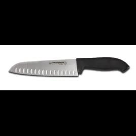 SofGrip Santoku Knife 9 IN Carbon Steel Black Duo-Edge 1/Each