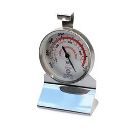Oven Thermometer Dial Stainless Steel 200F to 550F Hanging Standing 1/Each