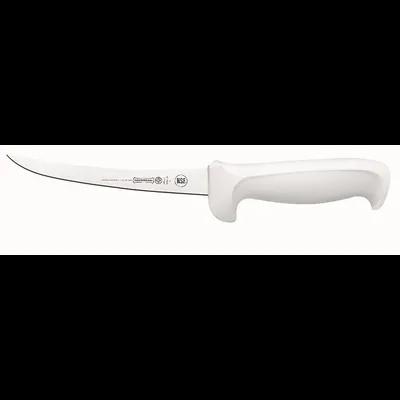 Boning Knife 6 IN Stainless Steel White Flexible Curved 1/Each