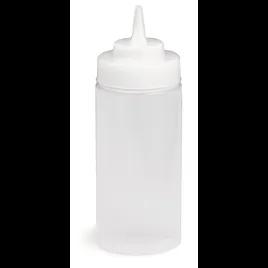 Bottle 8 OZ Clear Wide Mouth Squeeze 1/Each