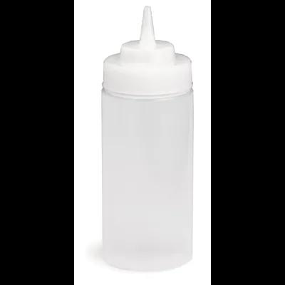 Bottle 8 OZ Clear Wide Mouth Squeeze 1/Each