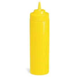 Bottle 12 OZ 2X8.5 IN PE Yellow Wide Mouth Dishwasher Safe Squeeze 1/Each