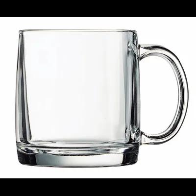 Arcoroc Nordic Coffee Tea Mug 13 OZ Tempered Glass Clear 24/Case