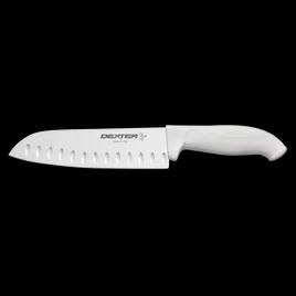 SofGrip Santoku Knife 7 IN White Duo-Edge 1/Each