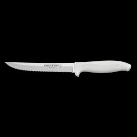 SofGrip Utility Knife 6 IN Carbon Steel White Scalloped 1/Each