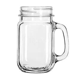 Drinking Jar 4.13X4.13X3.1X5.25 IN 16.5 FLOZ Glass Country Fair Plain 12/Case