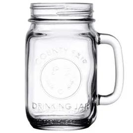 Drinking Jar 16.5 FLOZ Glass Clear Country Fair 12/Case