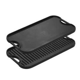 Griddle 20X10.5X0.81 IN Cast Iron Seasoned Reversible 1/Each