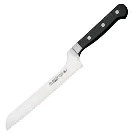 Bread Knife 8 IN Steel Black Offset Handle 1/Each