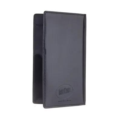 Check Holder 5.25X0.325X9 IN Vinyl Black Bi-Fold With Card Holder Thank You 1/Each