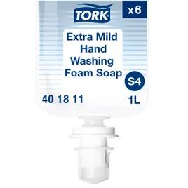 Tork Hand Soap 33.8 FLOZ Perfume-Free Clear Foaming Extra Mild For S4 1 Count/Pack 6 Packs/Case 6 Count/Case