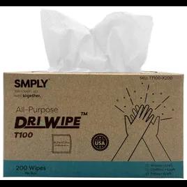 SMPLY BRANDS Cleaning Wipe 10.25X8.25 IN 200 Count/Pack 24 Packs/Case 4800 Count/Case