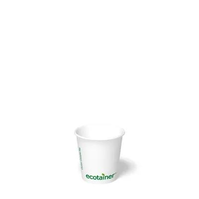 ecotainer Hot Cup 4 OZ PLA Paper White 1000/Case