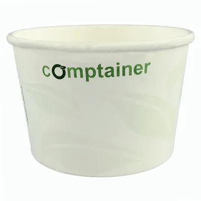 Hot Food Container Base 8 OZ Paper PLA Stock Print Round 1000/Case