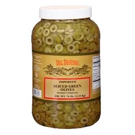 Sliced Green Olives 1 GAL 4/Case