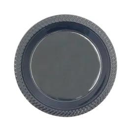Victoria Bay Plate 10 IN HIPS Black Heavy 400/Case