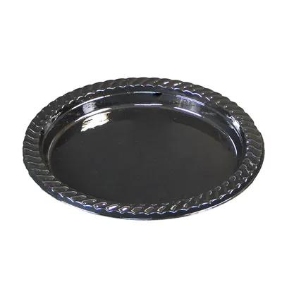 Victoria Bay Plate 7 IN HIPS Black Heavy 1000/Case