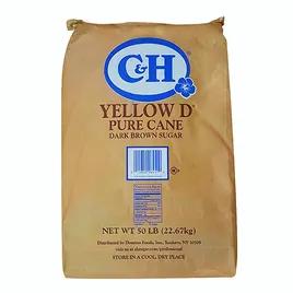 C&H Yellow D Dark Brown Sugar 50 LB 1/Bag