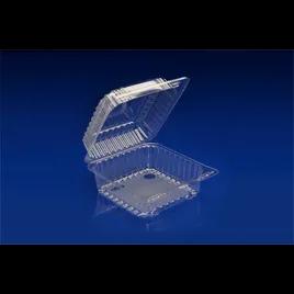 Take-Out Container Hinged 6X6 IN Clear Square 500/Case