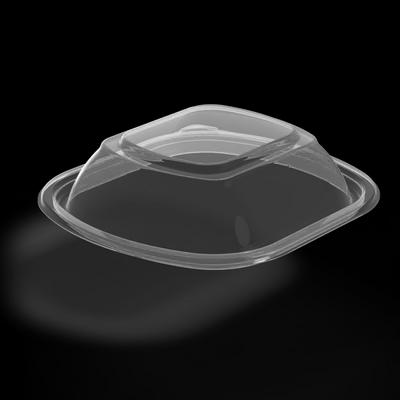 Lid Dome 6X6 IN PET Clear For Container 240 Count/Case 60 Cases/Pallet