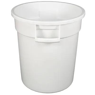 Gator® Trash Can 17.40X15.40X17.30 IN 10 GAL White Round PET 1/Each